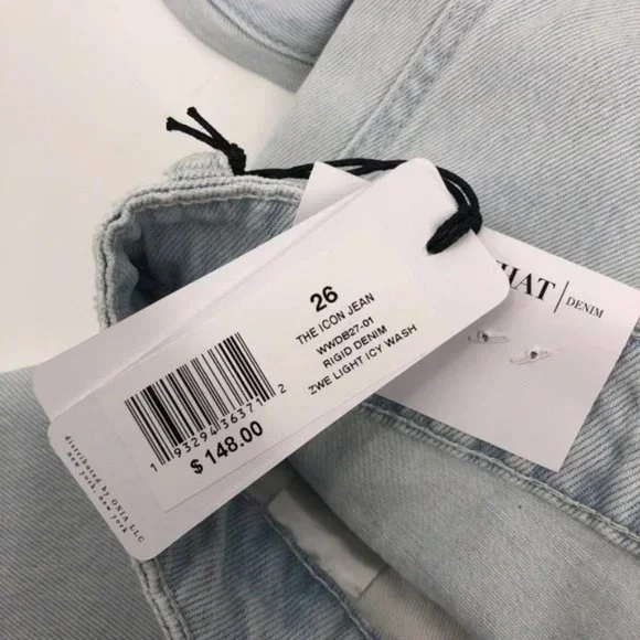 NWT WeWoreWhat The Icon High Waisted Light Wash Bootcut Jean - Picture 9 of 11